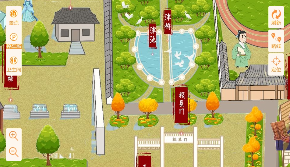 庄河手绘地图景区语音讲解导览系统：智慧景区建设的基石